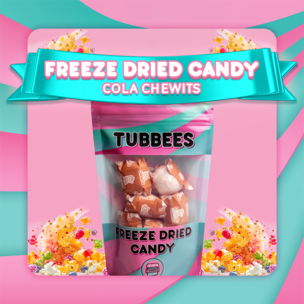 Tubbees Chewits Cola Freeze Dried Candy