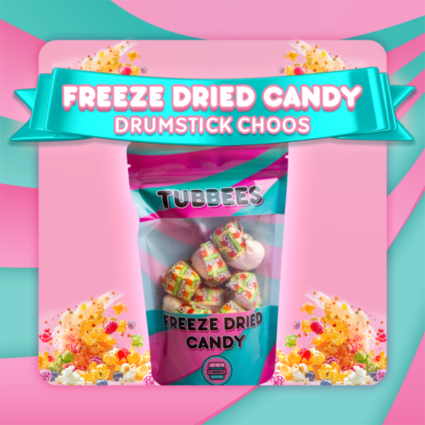 Tubbees Drumstick Choos Freeze Dried Candy