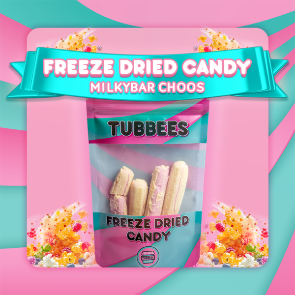 Tubbees Milky Bar Choo Freeze Dried Candy