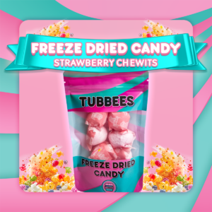 Tubbees Chewits Strawberry Freeze Dried Candy