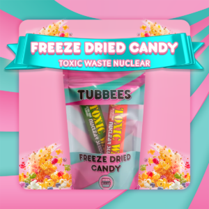 Tubbees Toxic Waste Nuclear Freeze Dried Candy