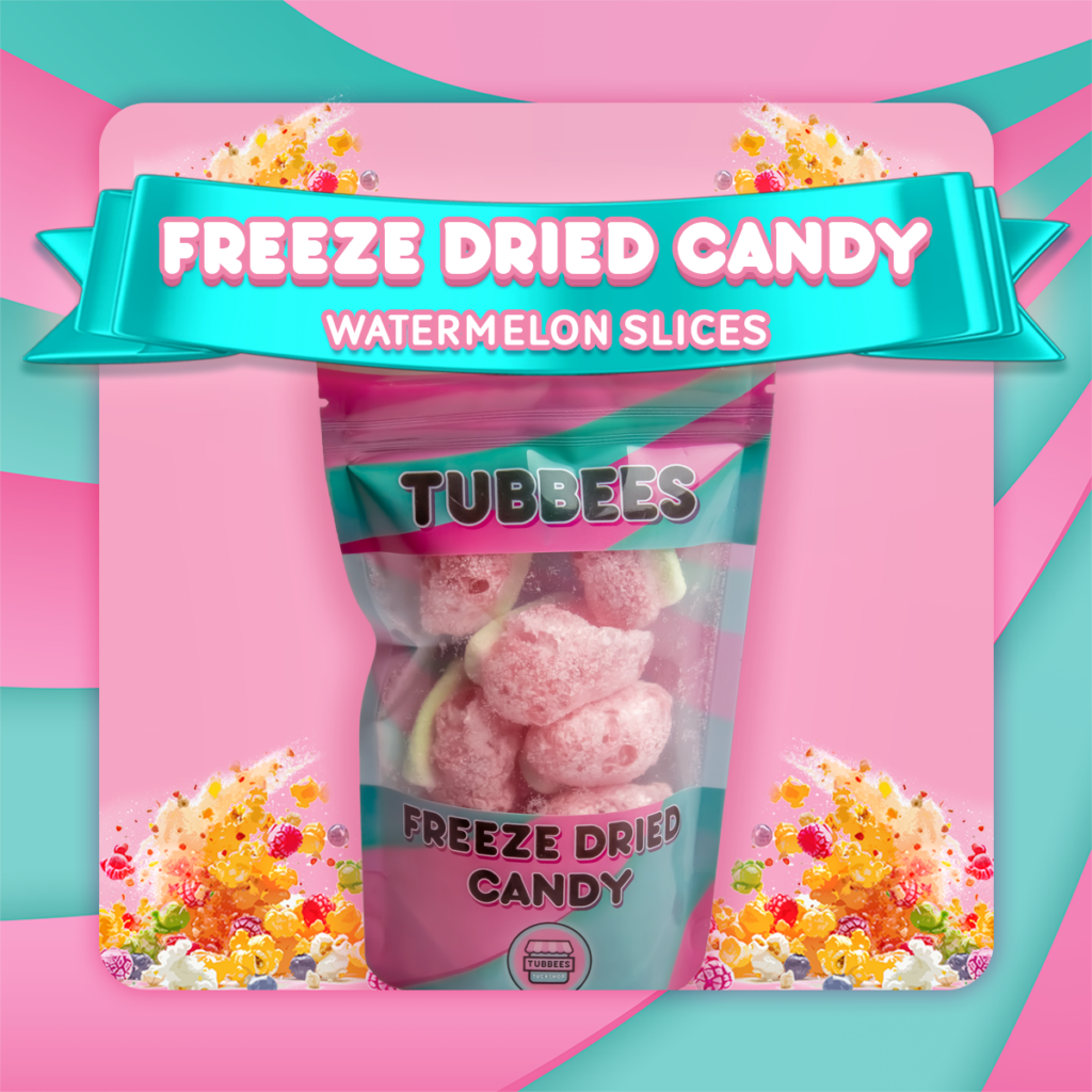 Tubbees Watermelon Slices Freeze Dried Candy